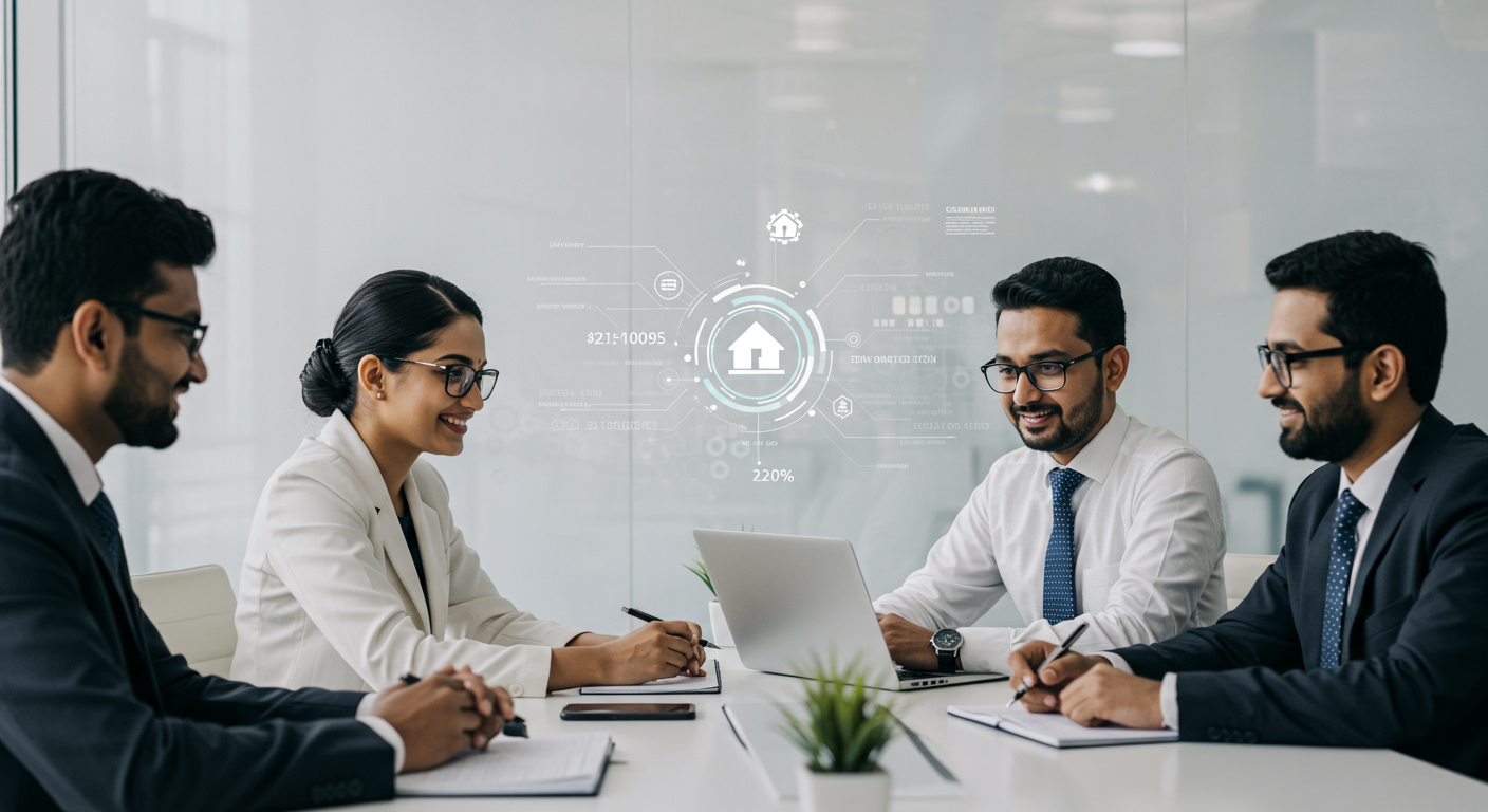 Professional team reviewing property documents with LegalByte